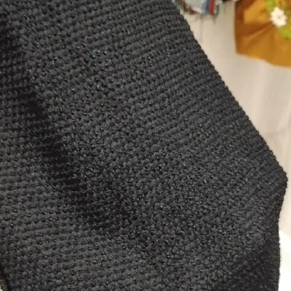 1940s Beautiful Linen Thick Material With Diamond 3 Buttons Top! Dress Sz 4 - Picture 9 of 9